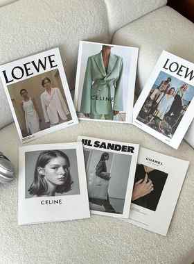 简约ins风英文杂志拍摄道具办公室书柜民宿装饰摆件拍照直播背景