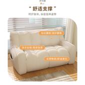 布艺沙小发小型卧室单双人直排沙发可躺可人睡户懒出租房见详情阳