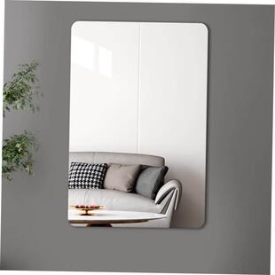 With gum mirror sticker wall soft mirror wallpaper