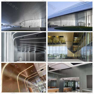 阳极氧化铝蜂窝板防火防潮别墅办公楼售楼部电泳电镀镜面磨砂铝板