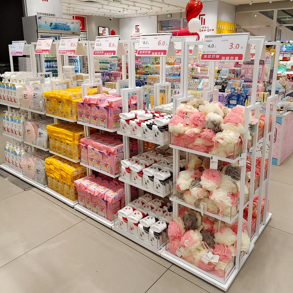 架子展示架移动小货架落地展示柜化妆品洗护日用品活动促销货架架