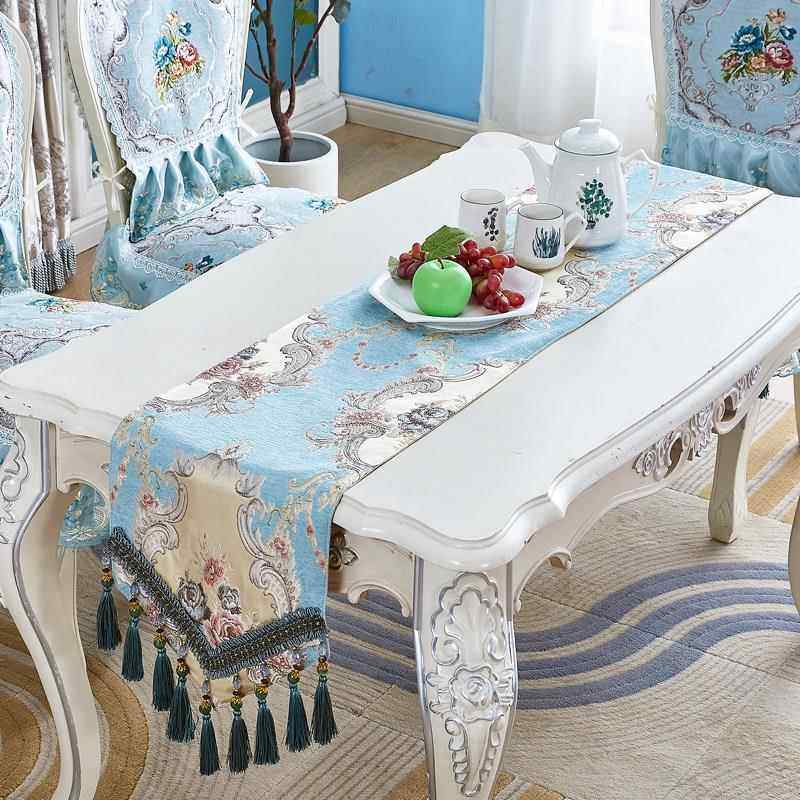 新款桌旗几欧式长方形餐桌布用简约家棉麻布艺台布轻北欧奢高档茶