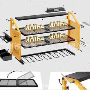 6钻个储物架 带充电站 2螺纳丝盒 安装 电005动工具收盒壁挂式
