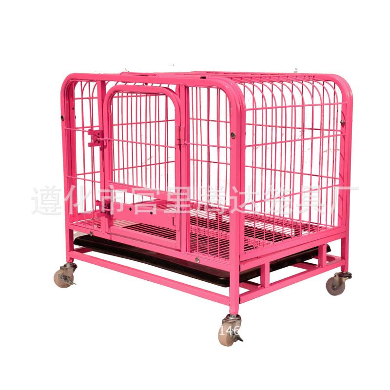 中小型宠物厂家笼子狗加粗笼子厕所批发犬天窗加密批发笼折叠带猫