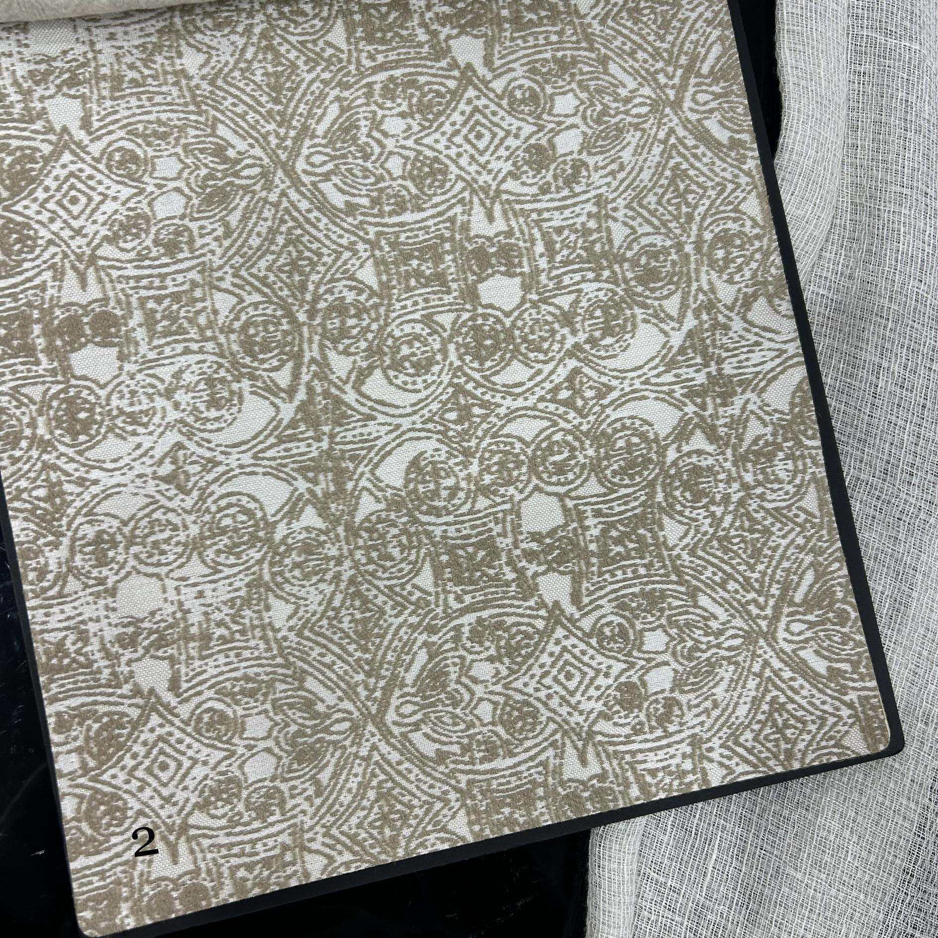 门幅290cm羊绒质感复古提花中古风格单椅窗帘布抱枕布料软装布