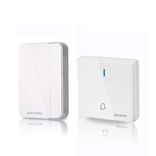 ZOGIN卓进F06门铃 自发电无线交流遥控门铃厂家货源