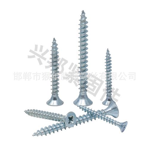 猴年牌白C1022A5358.8级千只高质高强品度蓝彩锌纤维板钉
