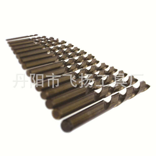 15套装磨支黄孔钴不锈钢开-直柄全套.15高速钢烤麻花钻10mmm35含