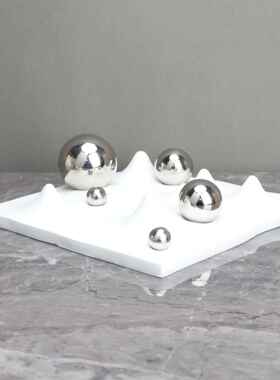 约现代厅简黑白树视脂动感棋盘样板房电柜卧001室书房客厅餐玄关