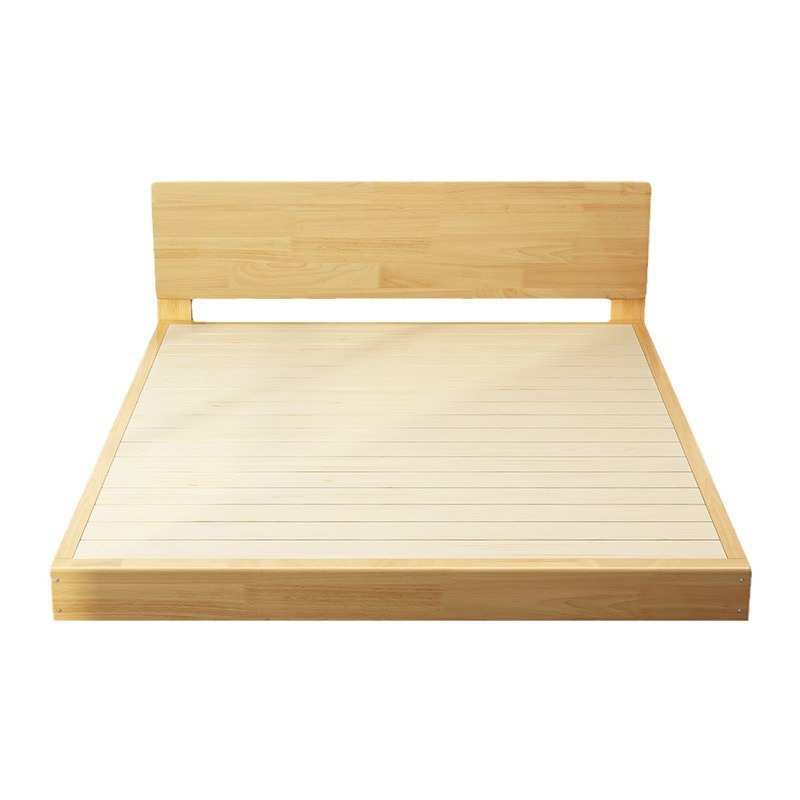 落地现代简约单人儿童日式双人榻榻米矮床硬板床床架北欧全实木床