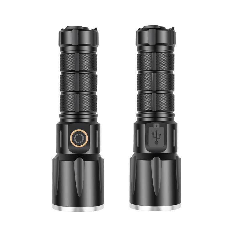 跨境新款大功率4核UV365紫光灯15W黑镜紫光宠物检测验钞紫光手电