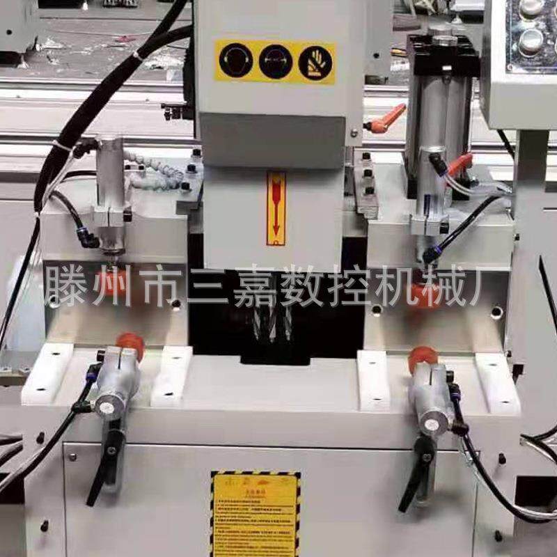 立式锁盒机 断桥铝门窗加工设备 系统门窗机械设备 全自动锁盒机