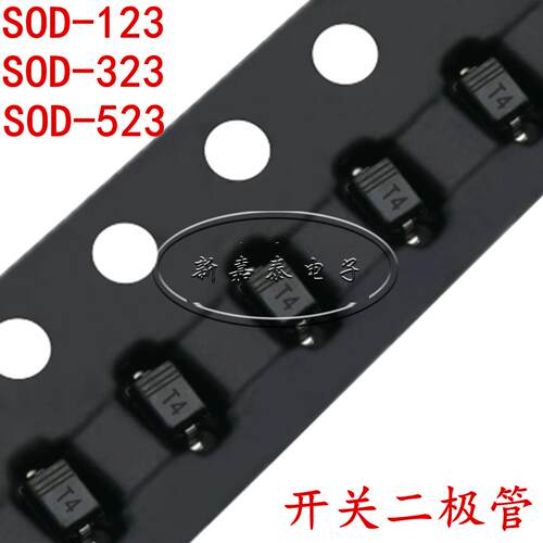 1N4148W T4 4148WS 4148WT SOD-123 323 523贴片开关二极体