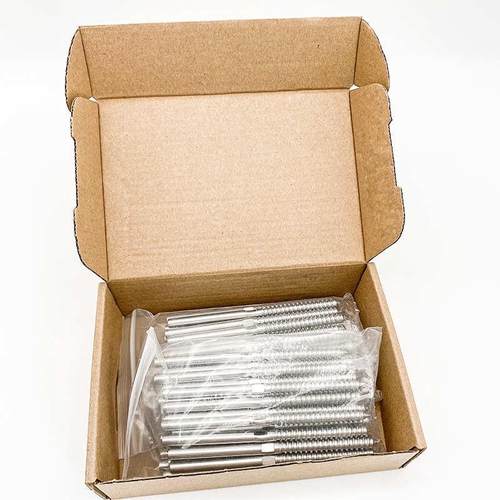 不锈钢316木螺丝接线器 钢丝绳接线器 楼梯护栏配件电缆栏杆接线