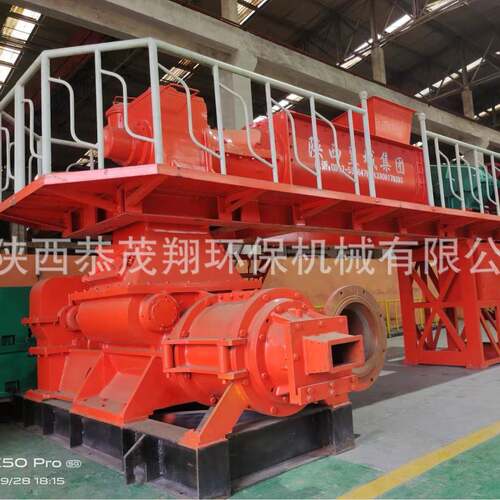 大型烧制砖真空制砖机械设备双极粘土挤压机粘土砖真空挤出砖机