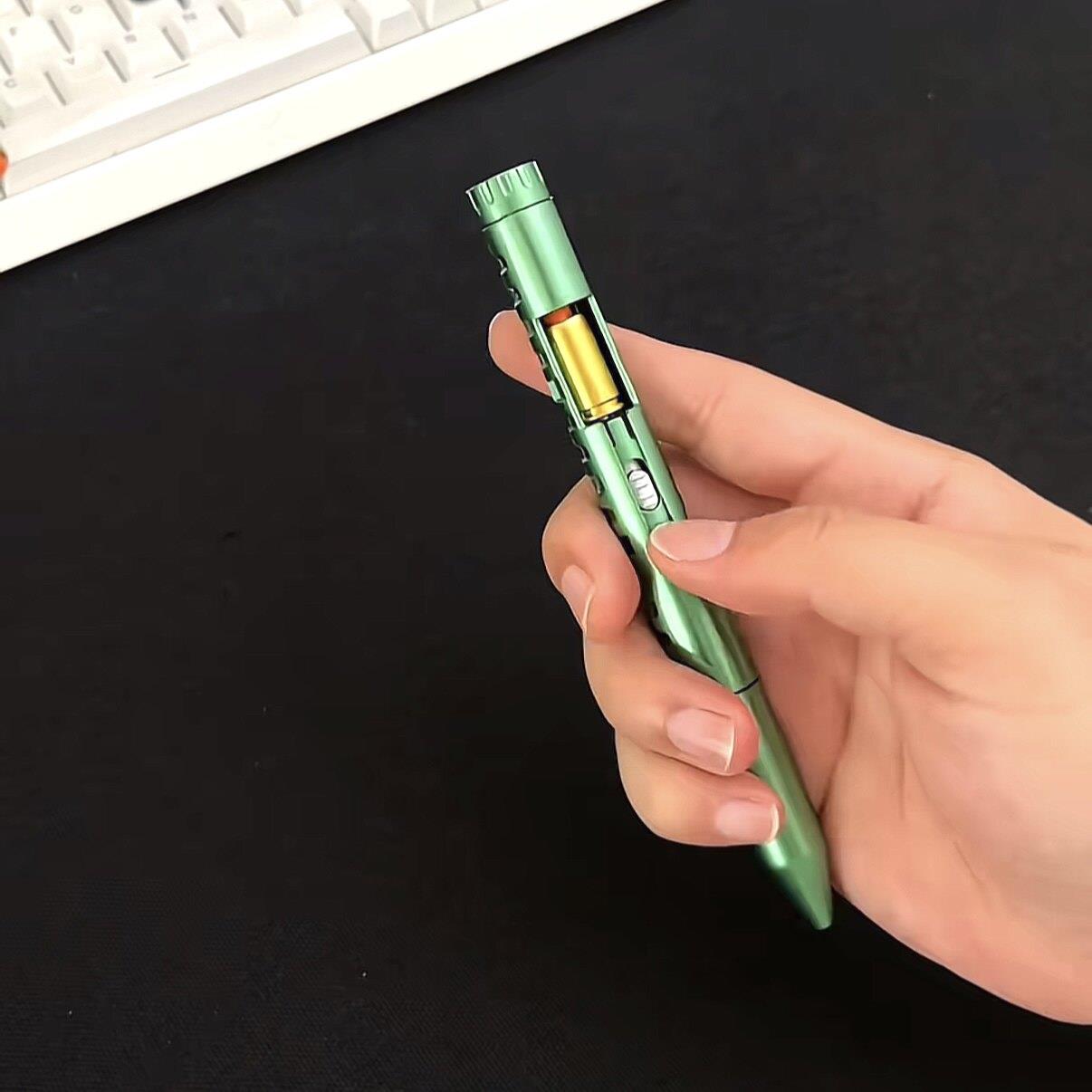特工之笔可写字可弹射子弹抛壳连发文具学生上课可玩中性笔圆珠笔