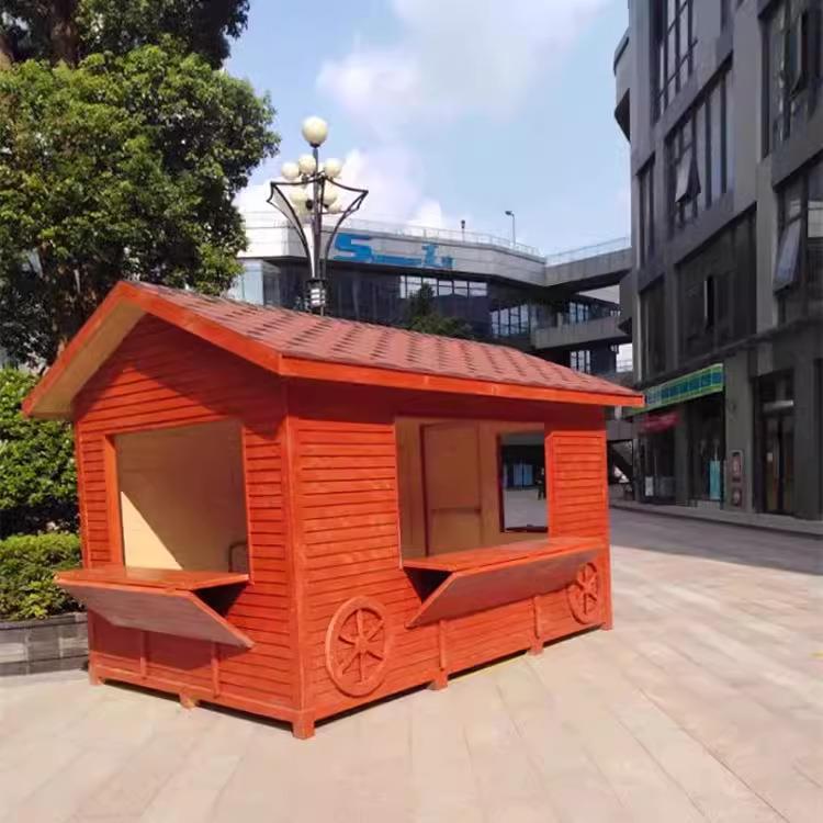 户外可移动售货亭景区票厅防值腐售木岗亭室幼儿园小木屋196设班