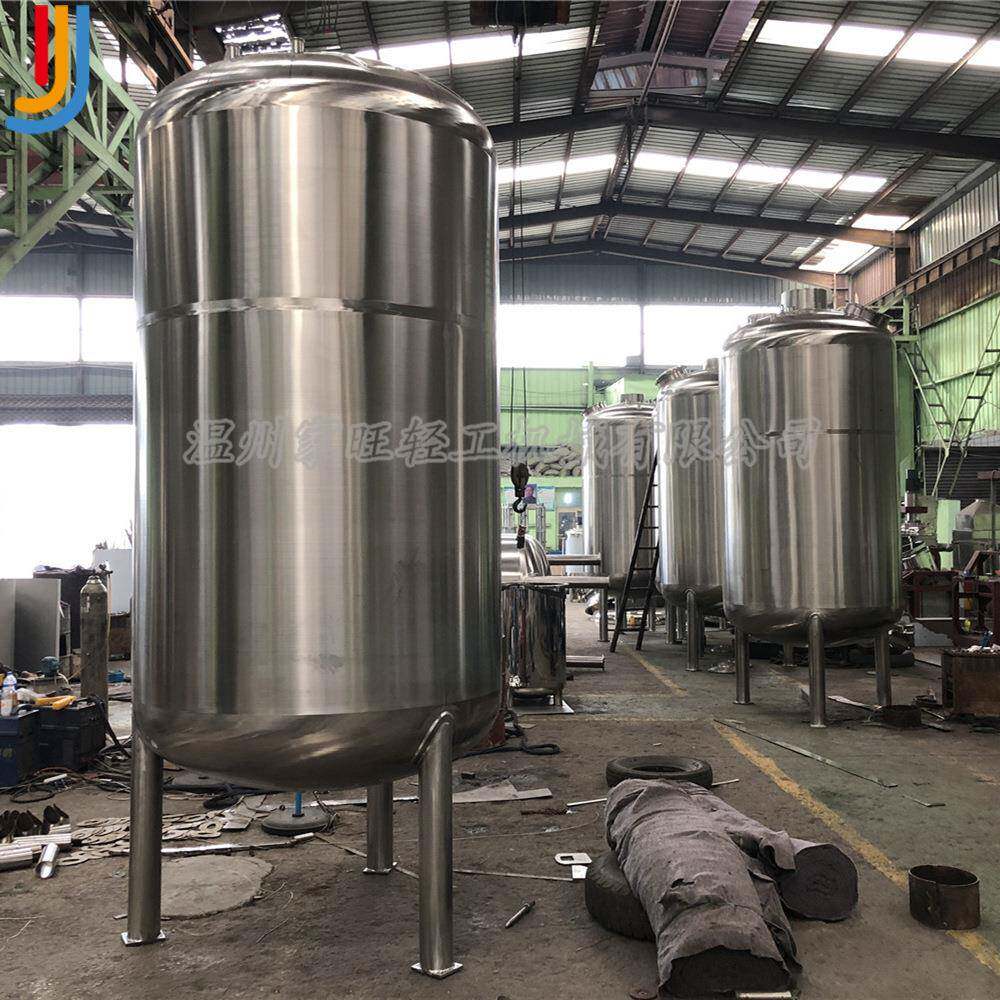 厂家直销大型化工液体不锈钢储罐食品储水罐10吨立式不锈钢储罐