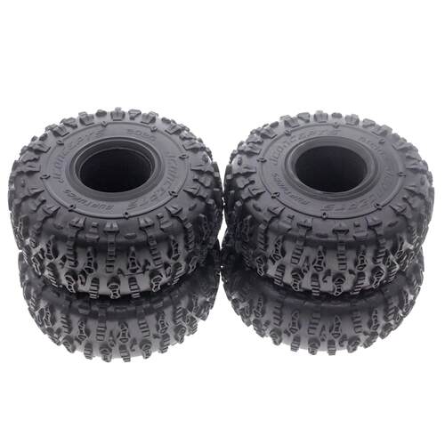 1/10仿真攀爬车轮胎 2.2寸JC胎皮TRX4 SCX10 90046 149MM胎皮