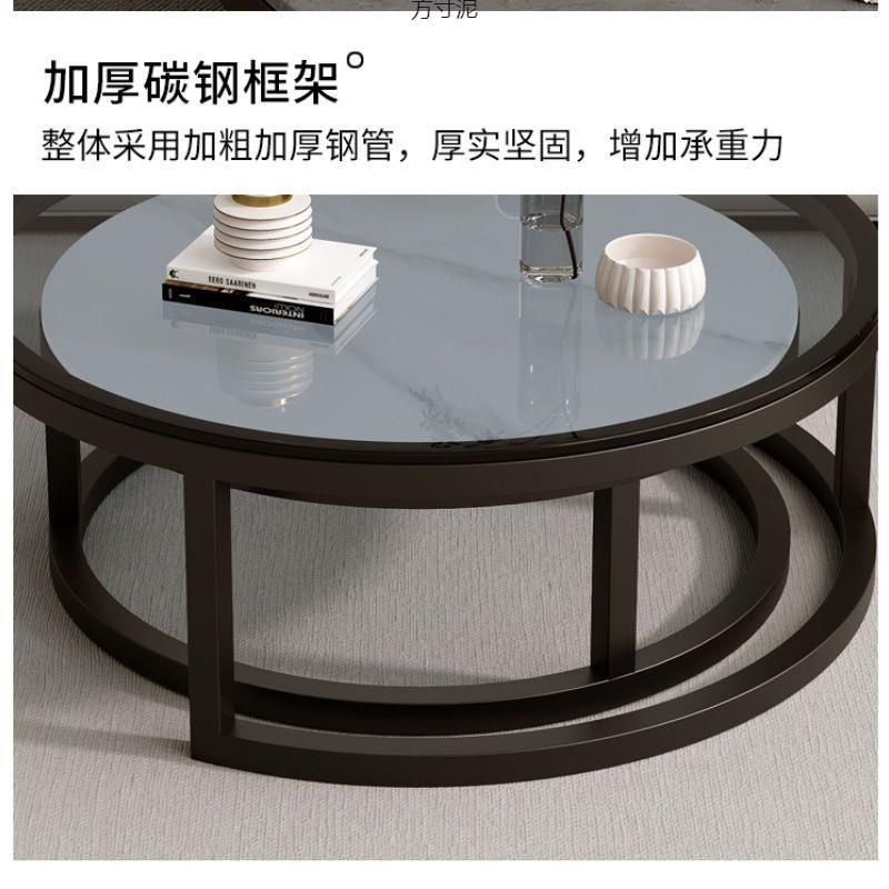 茶见详情几小网户型岩板艺茶几风红爆款现几代术简易客厅沙发茶家