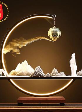 威弗列德中式禅意摆件倒流香炉简约创意香薰炉客厅玄关桌面装饰品