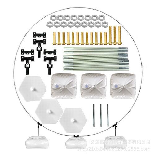 跨境圆形拱门气球圆环生日派对婚庆圣诞装饰婚礼布置气球支架花门