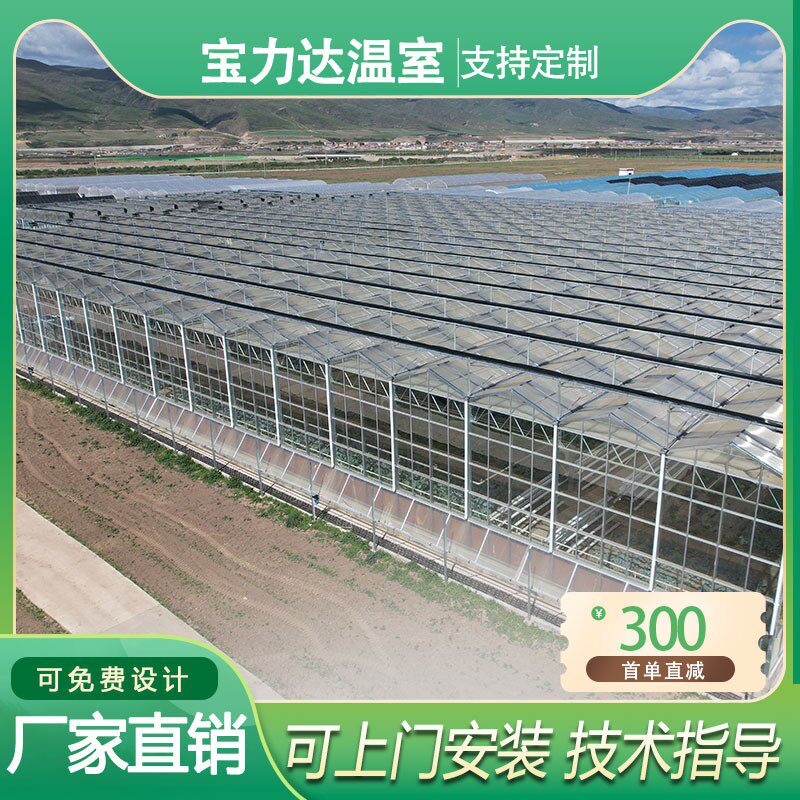智能玻璃温室大棚农业暖棚果蔬花卉种植农业养殖观光生态餐厅搭建