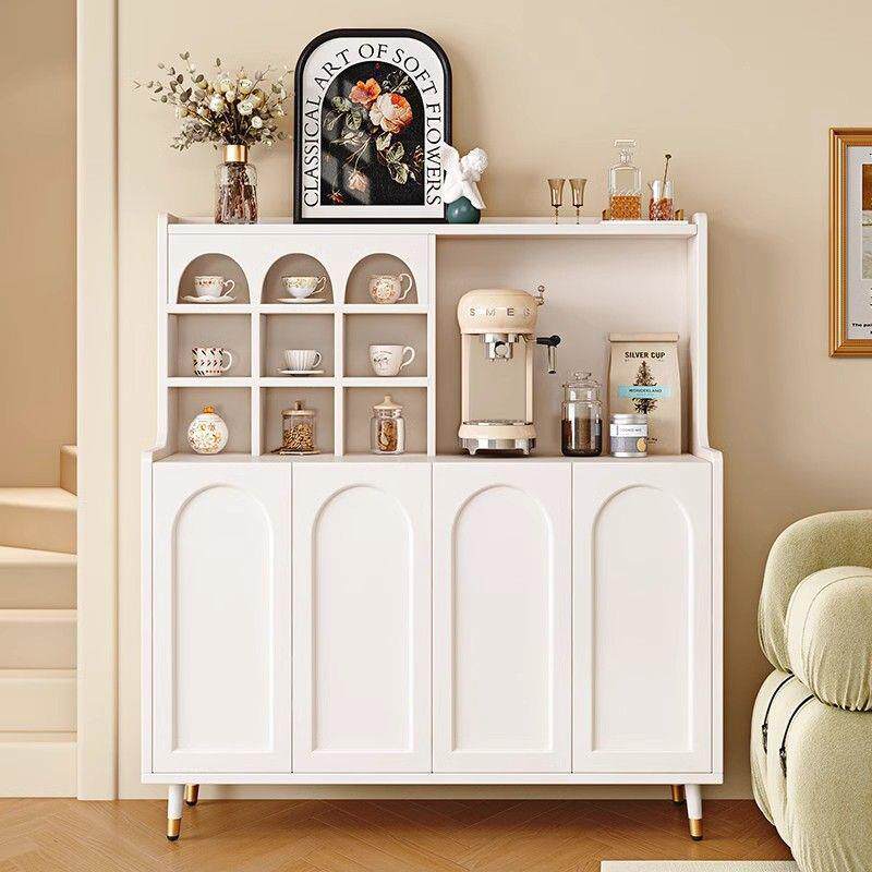 实木餐边柜靠墙现代简约客厅茶水柜沙发边柜咖啡柜轻奢收纳储物柜