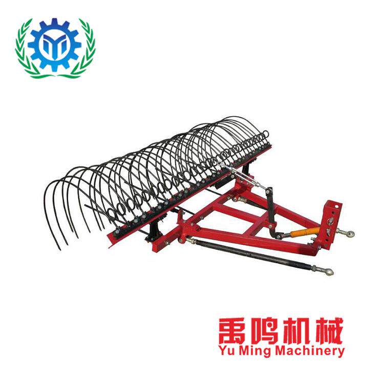弹齿搂草机单杠拖拉机带弹齿式搂草机收牧草秸秆机器 2米搂草耙子