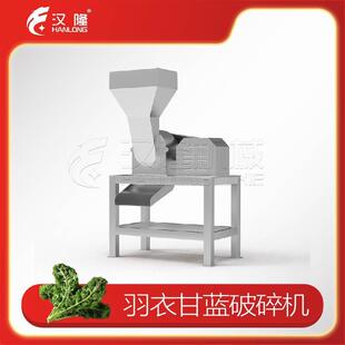 果蔬机械厂家直销羽衣甘蓝鼠笼破碎机大型不锈钢水果蔬菜粉碎机