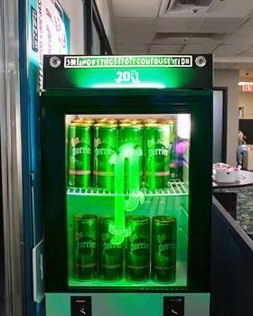 21LLED激光LOGO迷你饮料冰箱吧台小冰箱