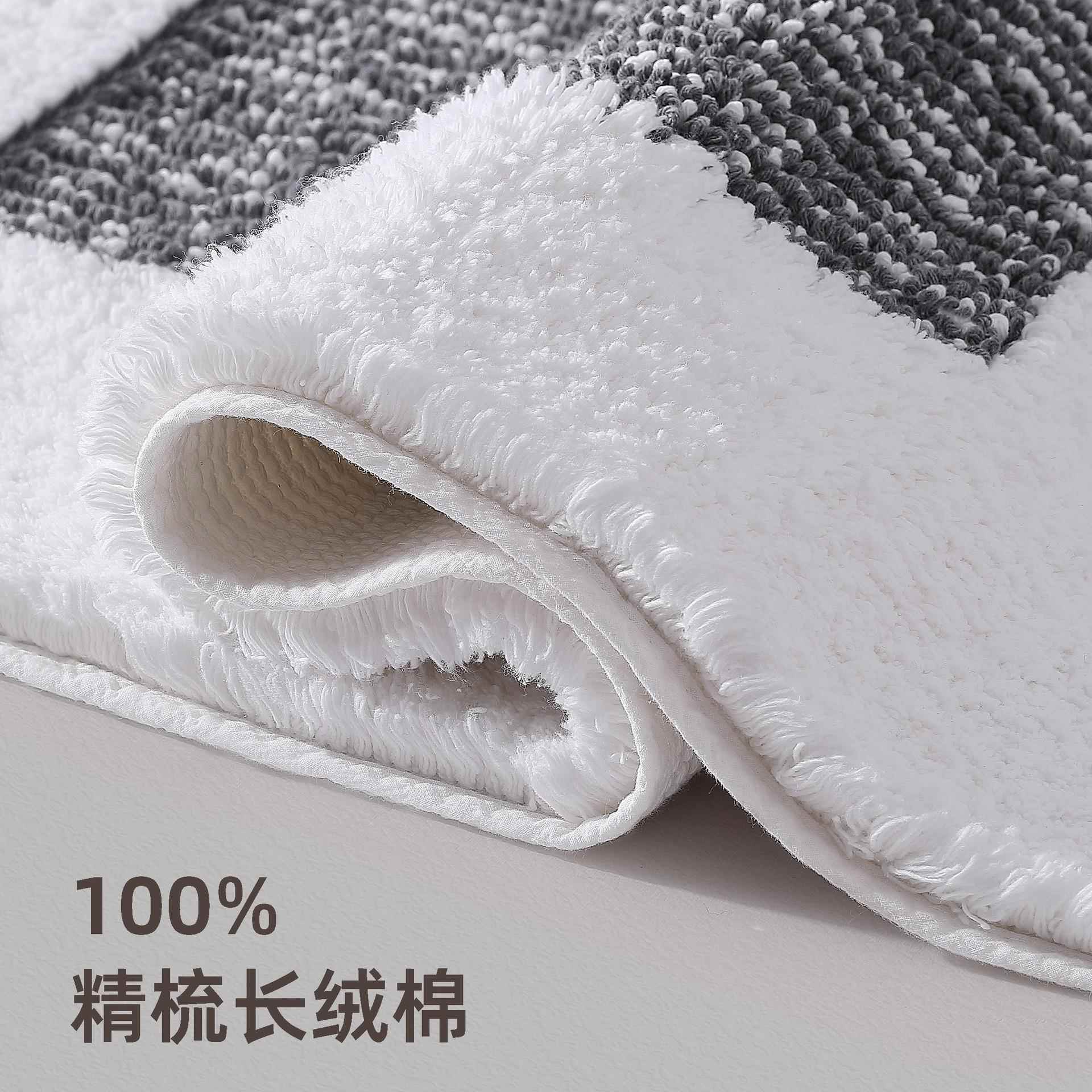 纯酒店地巾棉浴室防吸08350759地垫卫生间门水口踩脚垫子加厚滑地