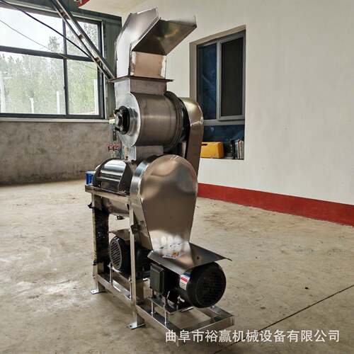 胡萝卜生姜工业榨汁机鲜果破碎打汁机大型果蔬汁加工设备