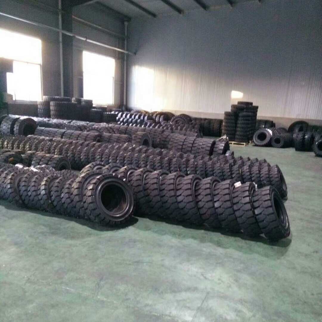 650-10叉车轮胎 充气叉车胎实心叉车胎 配套钢圈 650-10叉车胎