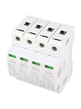 厂家供应CE B+C一级电源防雷器7kA浪涌保护器电涌保护器交流385V