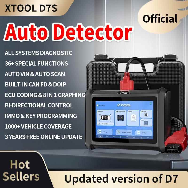 海外版XTOOL朗仁D7W汽车故障诊断仪OBD检测仪钥匙匹配编程英文版