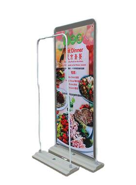 深圳广告喷绘展示器材铁质和注水门型展架80cm60cm120cm室内