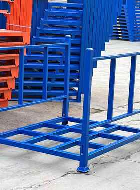 折固叠角钢铁储用堆仓垛架轮架XRX胎仓库巧固架重型货架可折叠巧