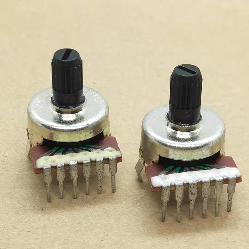 161型 B50K 双联6脚电位器 音响/功放音量调节电位器 轴长10MM