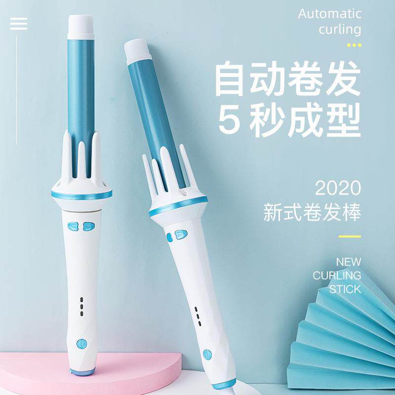 源头厂家直供全自动卷发棒电动旋转不伤发烫发器大卷波浪卷女
