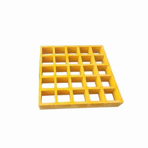 玻璃钢黄色格栅 洗车房排水板 光伏检修走道板 FRP地沟盖板