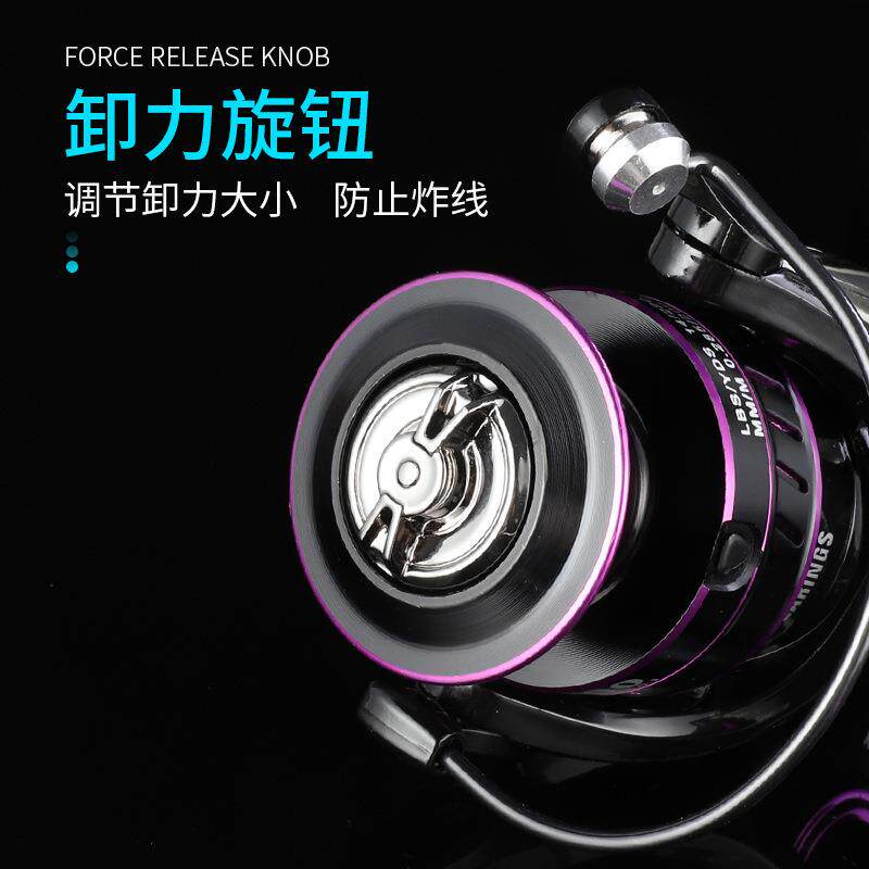 新款直销KD全金属渔轮纺车轮CNC摇臂抛竿海杆轮远投矶竿海钓路亚