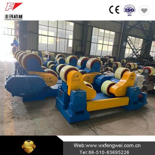丰玮机械 出租出售60吨自调式焊接滚轮架 可调式管道翻转架