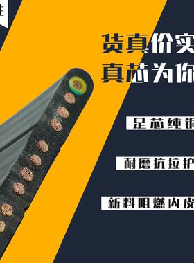 行车移动扁电缆 YFFB 3*10 1*6 0.66/1.14KV及以下软电缆