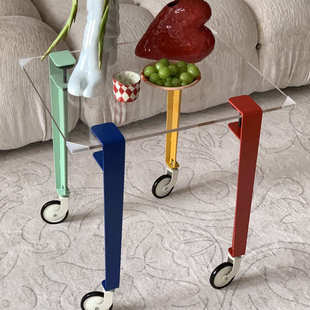 DIY彩色桌腿支架免打孔茶几腿可拆卸tiptoe桌脚中古边几支撑架子