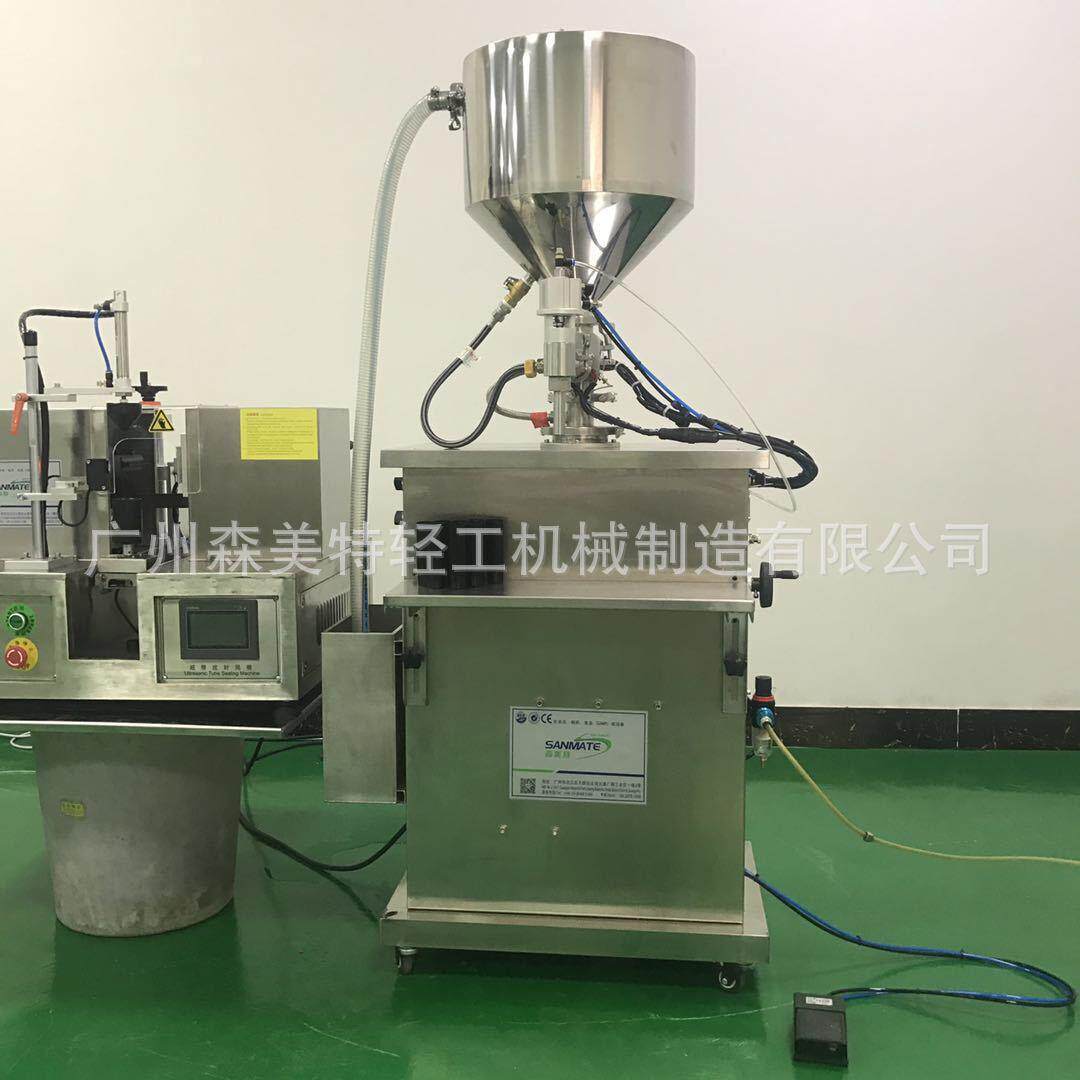 指甲延长胶灌装机甲油胶树脂胶加热恒温灌装灌装机带防料拉丝功能
