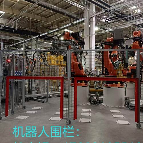 工业机器人铝型材安全围栏网格护栏阻燃PC板围栏亚克力围栏