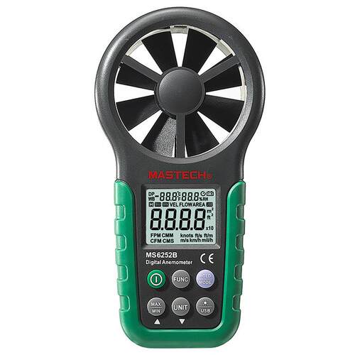 MASTECH/华仪 MS6252B 多功能数字风速表 风温湿度风量