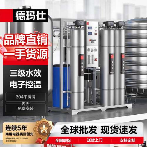 前置净水器DMS-RO-0.25T+源水箱500L+无菌纯水500L