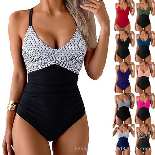 Summer Trend V - Neck Cross Strap Adjustable Wide Shoulder